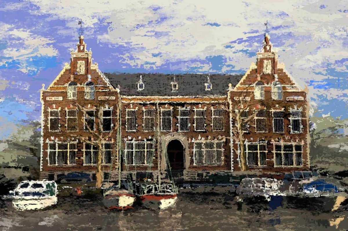 Hollandia-gebouw, Oosthavenkade, Instagram-post van Rinke Baaima