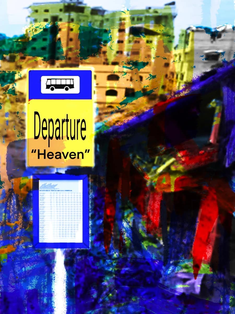 Station The Escape, mixed media door Rinke Baaima