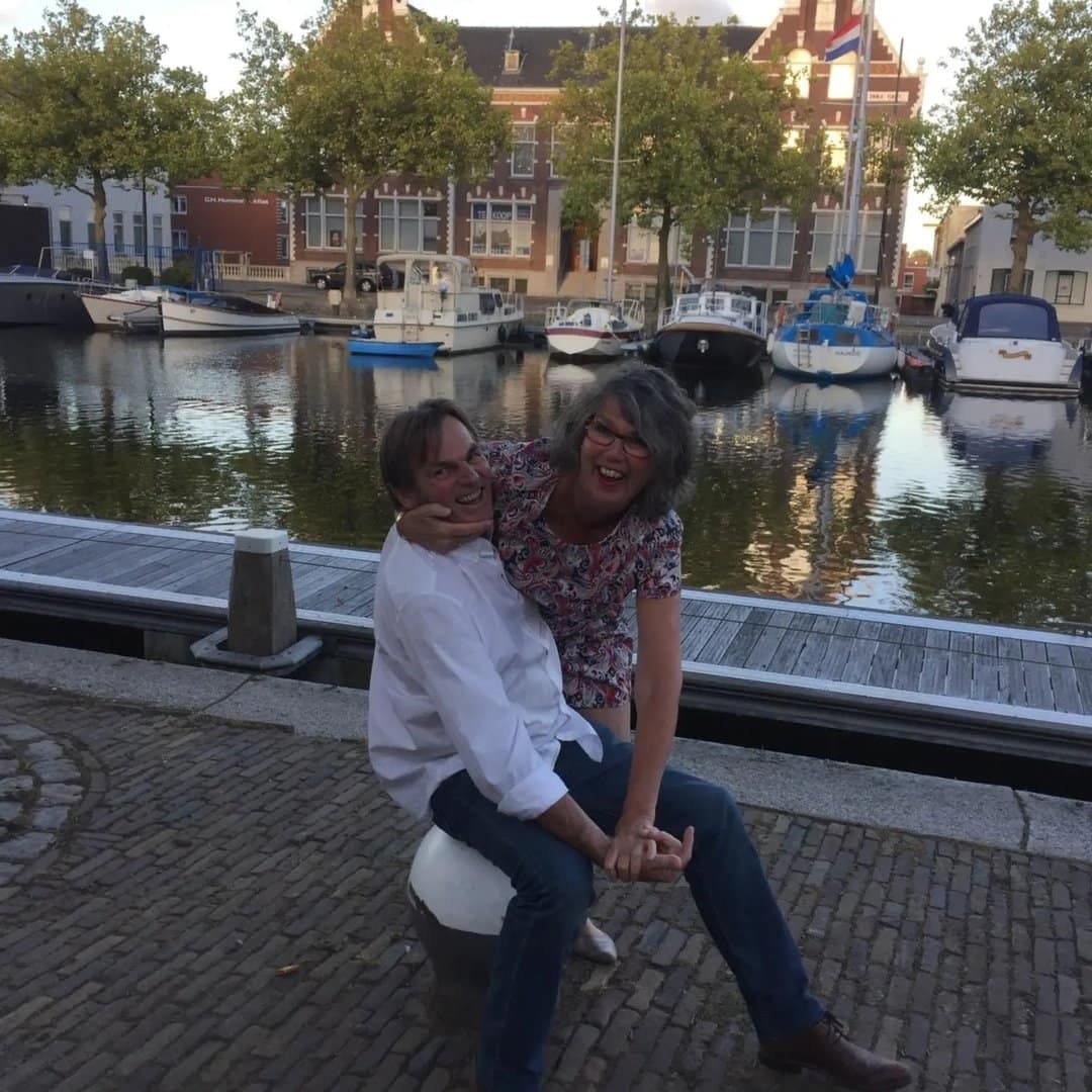 Rinke Baaima aan de haven in Vlaardingen